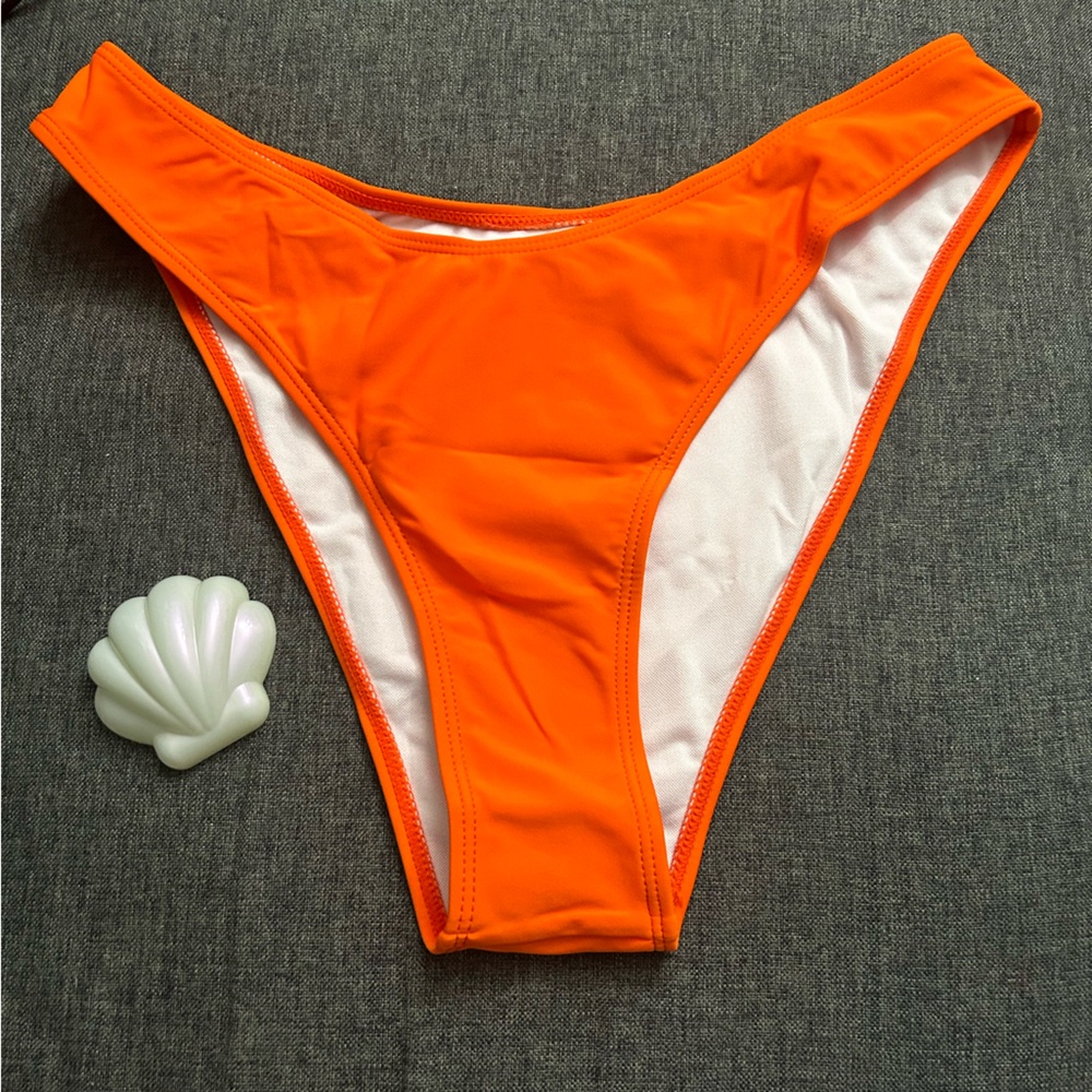 SHeINOrange Bikini Bottom